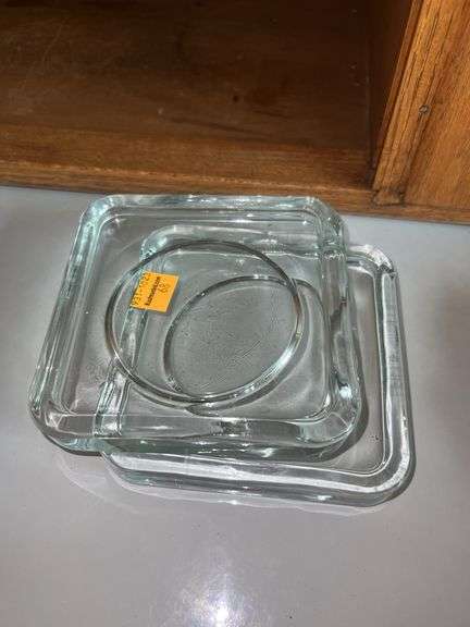 Assorted Glassware and Wooden Bowl