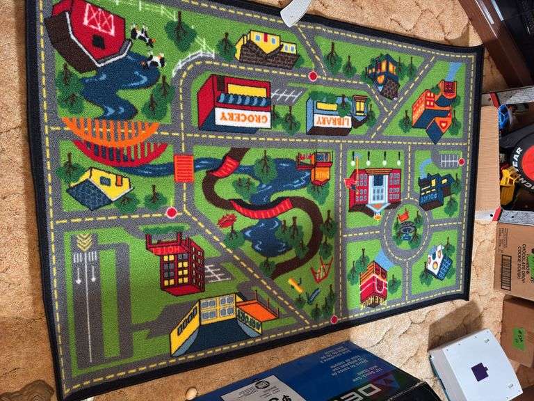 TOY CARS AND ROAD CARPET