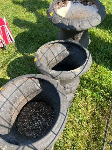 (3) Planter Outdoor Planters