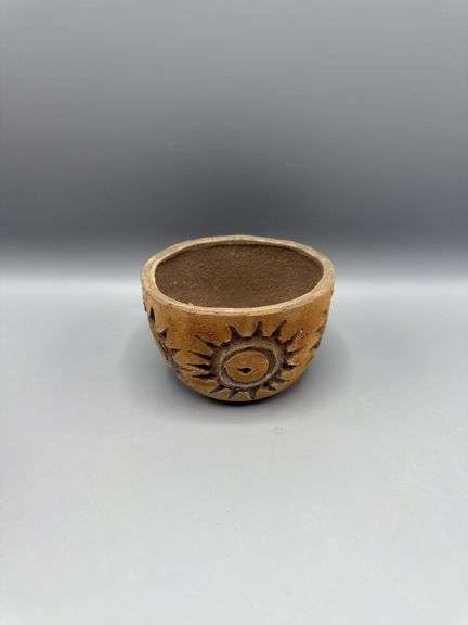 BINISHTAA NAVAJO POTTERY AND T.STONE CERAMICS POTTERY FLOWER POT