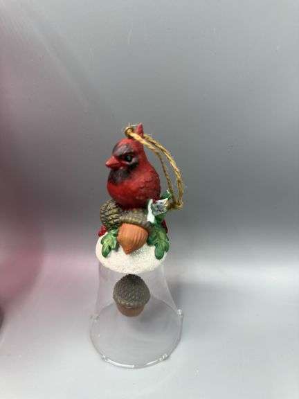 THE DANBURY MINT AND ANDREA BY SADEK CARDINAL FIGURES, BELL, COASTERS AND SNOWGLOBE