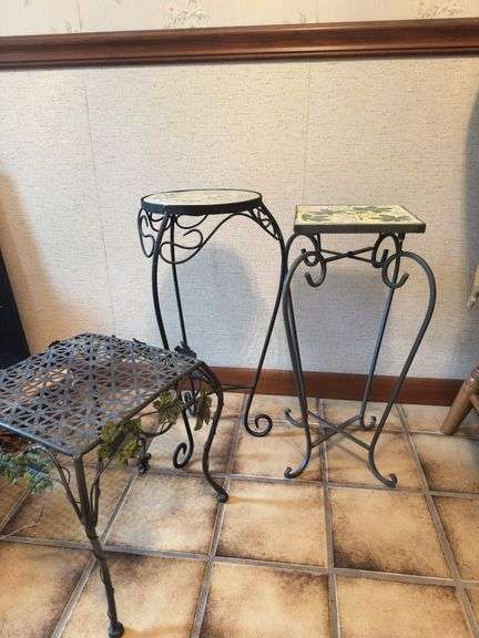 ASSORTMENT OF PLANT STANDS