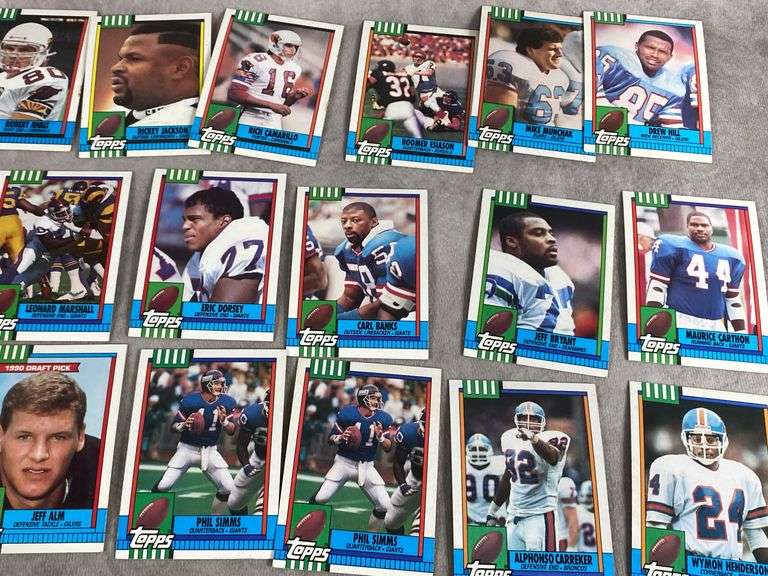 1990 Topps Football Cards