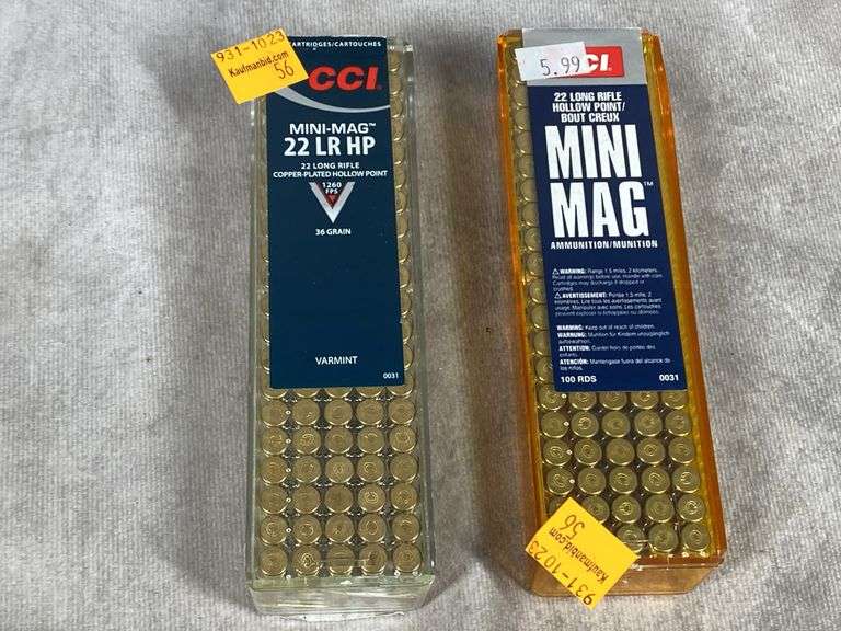 CCI Mini Mag 22 LR, 200 Rounds