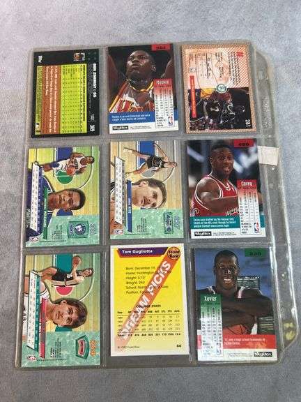 9 Basketball and Baseball Cards