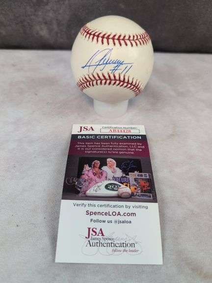 Jose Guillen signed MLB baseball, JSA