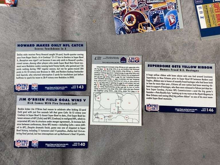 1990 NFL Pro Set Football Cards