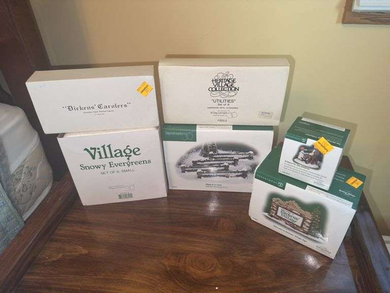 Assortment of Department 56 and Heritage Village Christmas Scenes