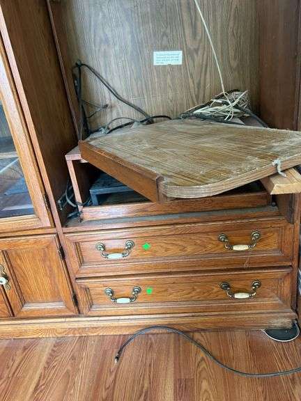 Wooden Entertainment Center, Contents NOT Included