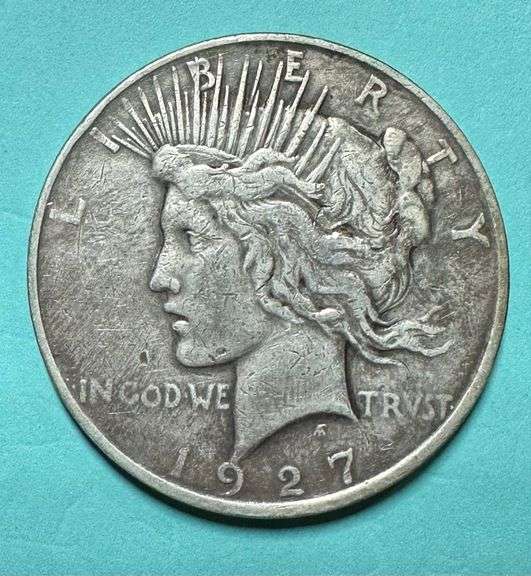 1927-D Peace Silver Dollar