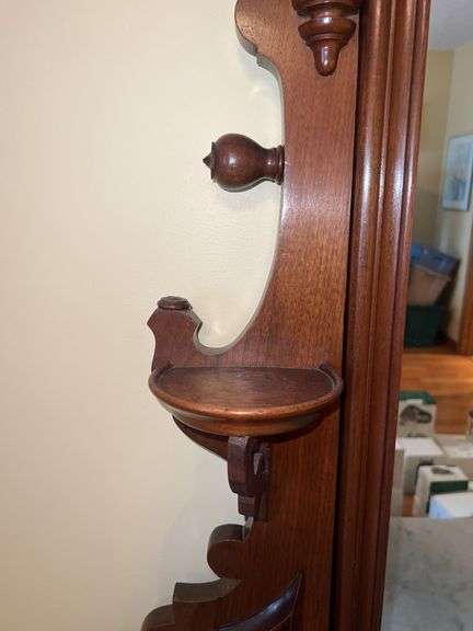 Antique Victorian Marble Top Dresser with Mirror