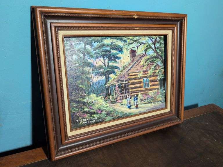 "The Hermitage" Zoar, Ohio painting by Leona Dodds