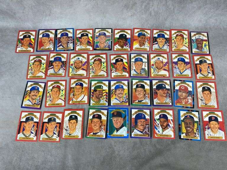 1980s Leaf Donruss Diamond Kings Baseball Cards