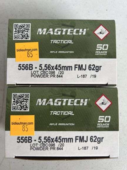 (2) Magtech 5.56x45mm 62 Grain