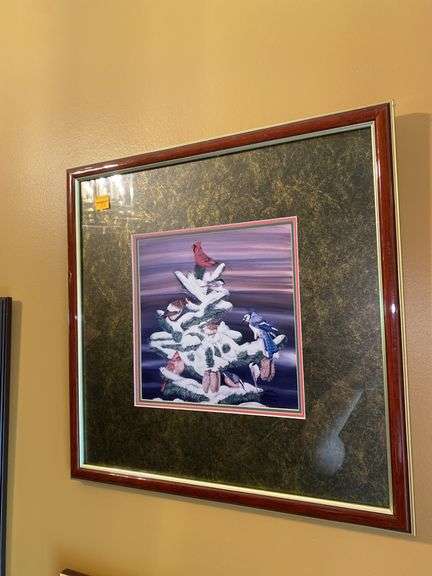 (3) Framed Bird Prints