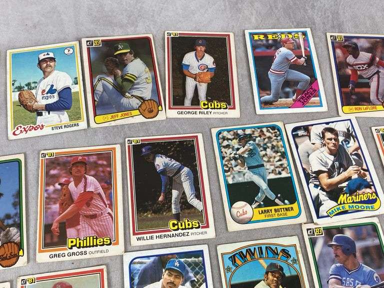 Baseball Cards, Mostly Early 80s