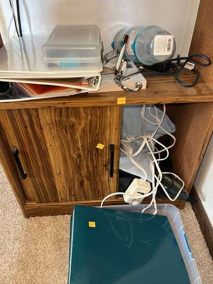 Contents of Wooden Bookcase