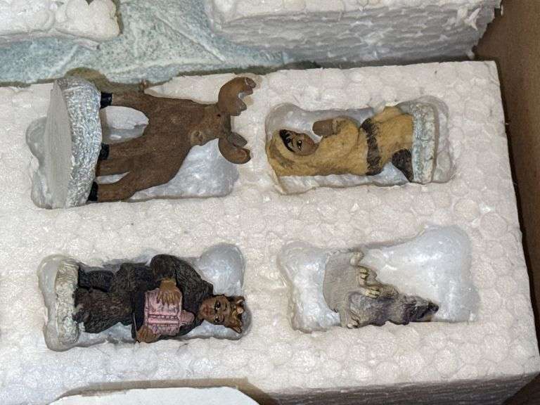 Miniature Eskimo Nativity Set