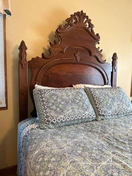 Antique Wooden Bed Frame