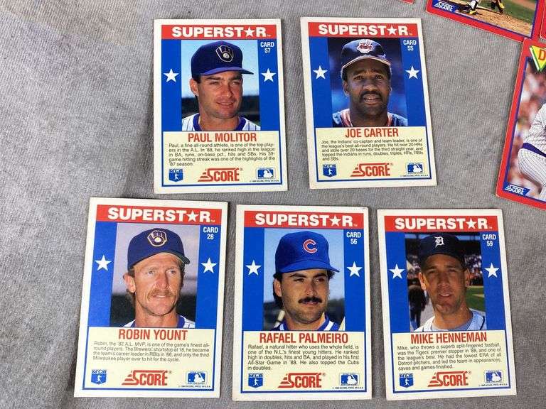 SCORE Baseball Cards