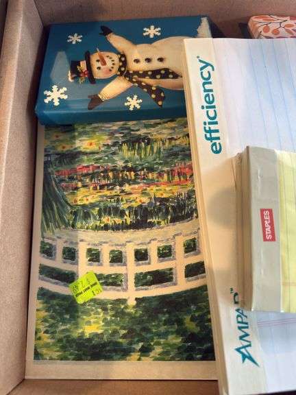 OFFICE SUPPLIES INCLUDING NOTEPADS, STAPLER, TAPE, HOLE PUNCHER, LABELER, SHARPENER, CALCULATOR, ENV