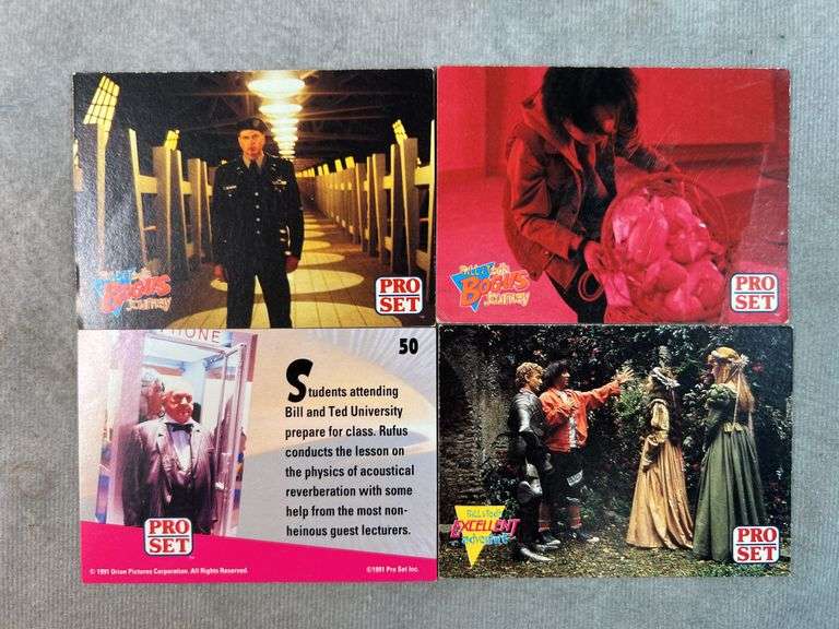 1991 Pro Set Bill and Ted’s Bogus Journey & Adventure Cards