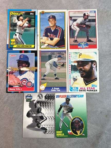 Dave Parker, Lee Stevens, Bobby Bonilla, Rick Schu, Craig Biggio, Nolan Ryan, Craig Worthington, Man