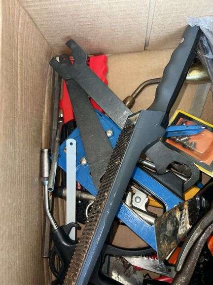 Box of Assorted Tools