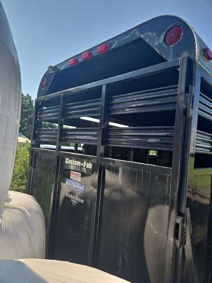Custom-Fab livestock trailer- 7'x 18'