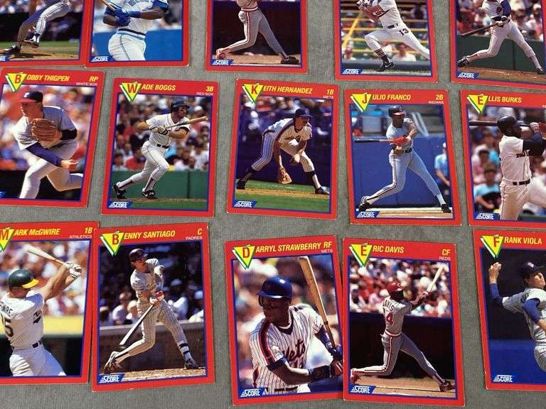 1989 SCORE Baseball Cards