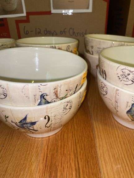 Williams-Sonoma 12 Days of Christmas Decorative Bowls