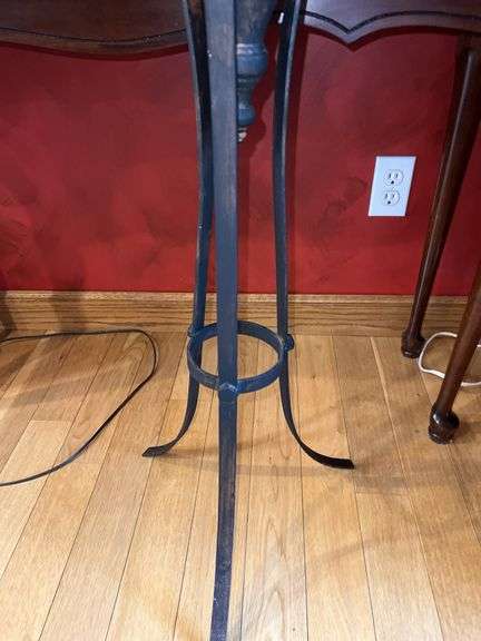 Metal Candle Holder Base, Vase and Candle