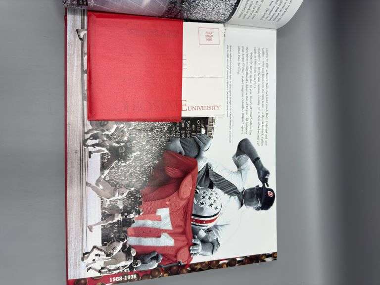 LARGE OHIO STATE UNIVERSITY BOOK “FOOTBALL VAULT, HISTORY OF THE BUCKEYES”