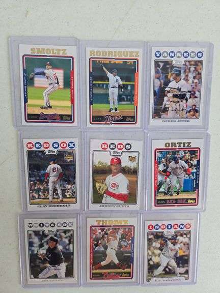 Baseball cards- includes Derek Jeter & C.C. Sabathia