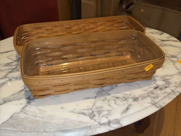 (2) Longaberger Baskets