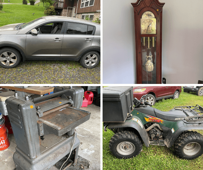 2013 Kia Sportage, 2009 Hyundai Sante Fe, 2000 Arctic Cat 500 ATV, Antiques, Collectibles (WV)