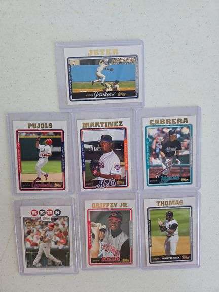 2005 Baseball cards- includes  Martinez & Jay Bruce