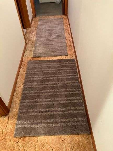 PAIR OF FLOOR RUGS IN GREAT CONDITION