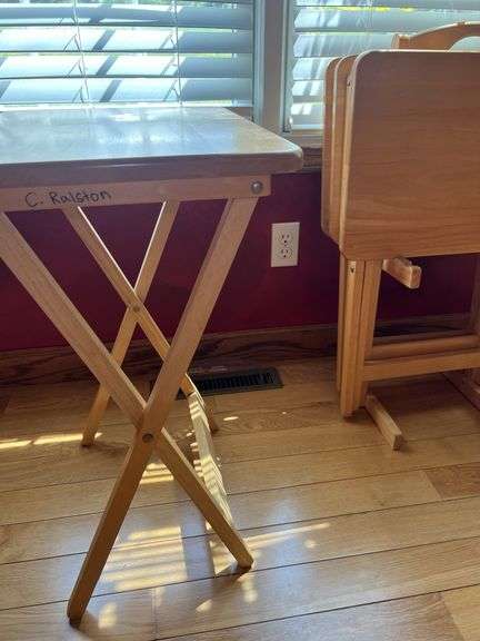TV Serving Trays & Holder