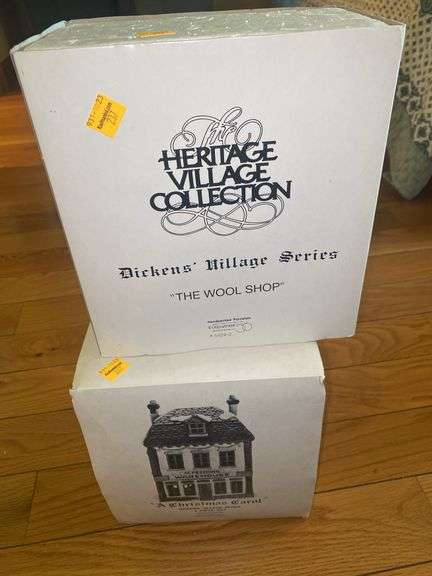 Heritage Village Collection “The Woolshop” and “Fezziwig Warehouse”