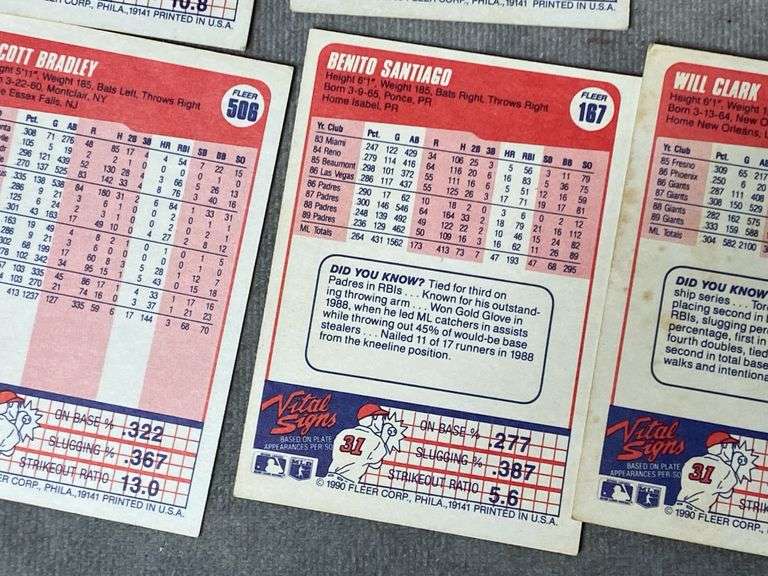 1990 Fleer Baseball Cards