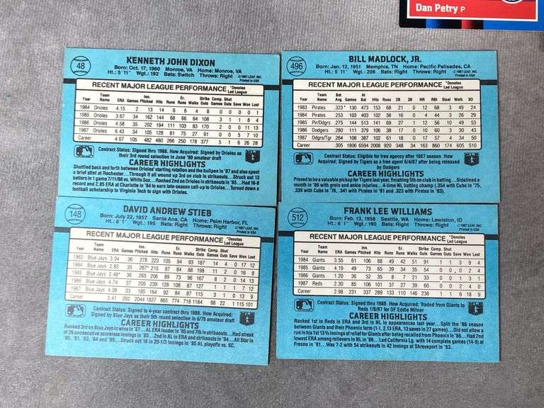 1988 Donruss Baseball Cards