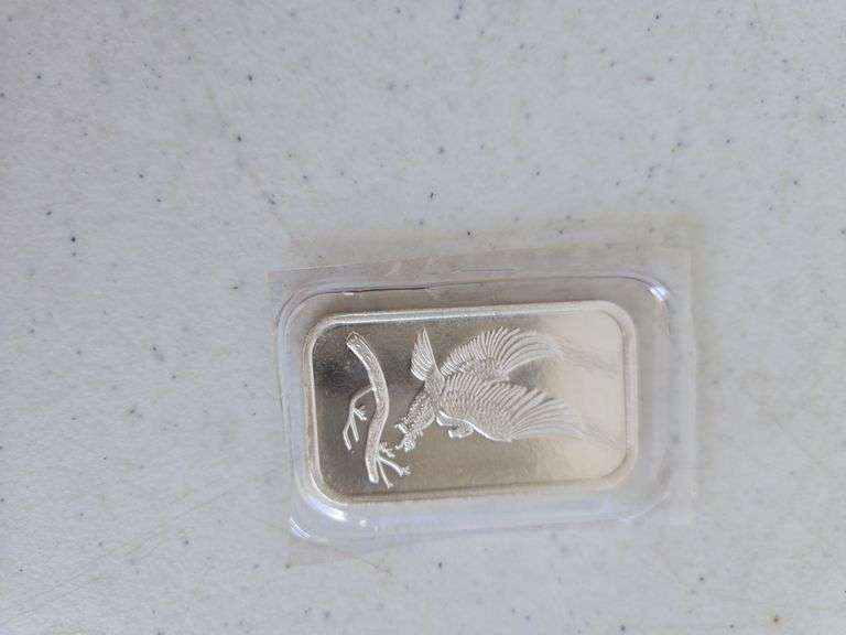 One Troy ounce .999 silver