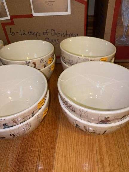 Williams-Sonoma 12 Days of Christmas Decorative Bowls