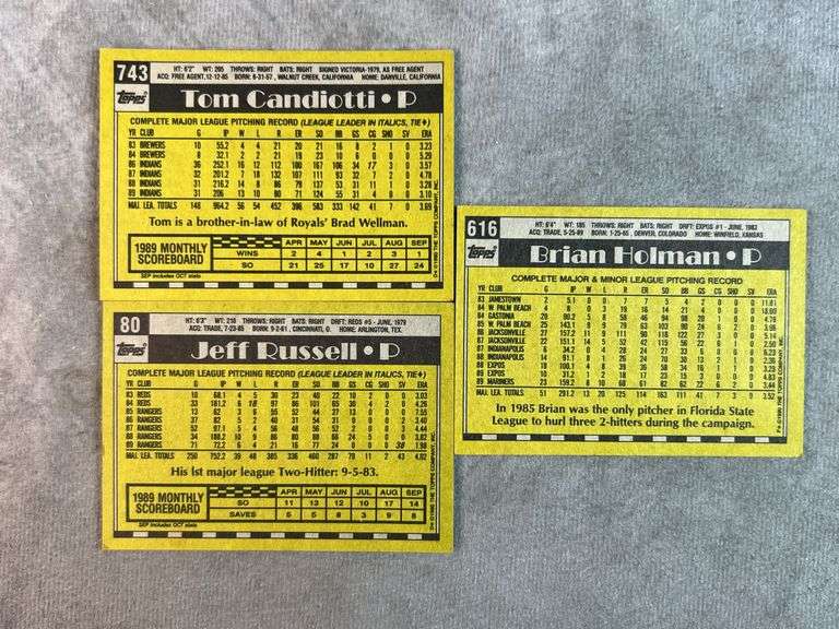 1990 Topps Baseball Cards