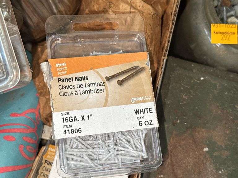 Assortment of Nails and Screws