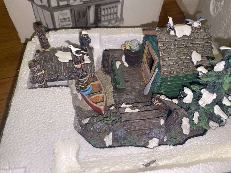 Department 56 “Tutberry Printer” and “The Dockhouse”