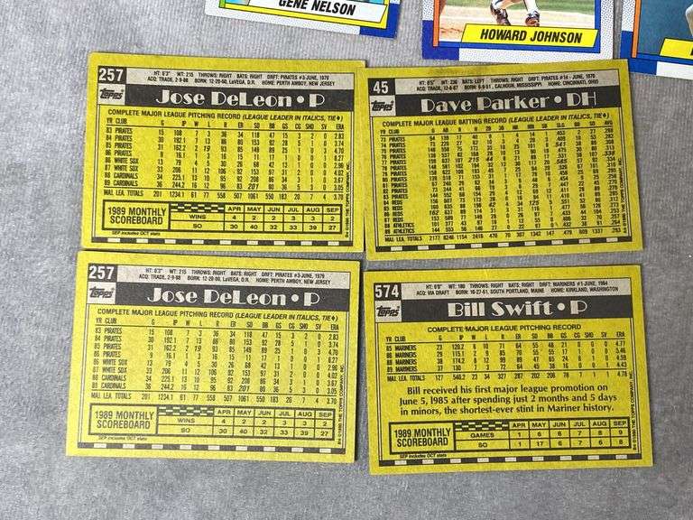 1990 Topps Baseball Cards