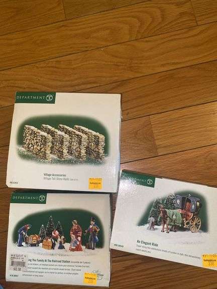 Assortment of Department 56 Christmas Scenes