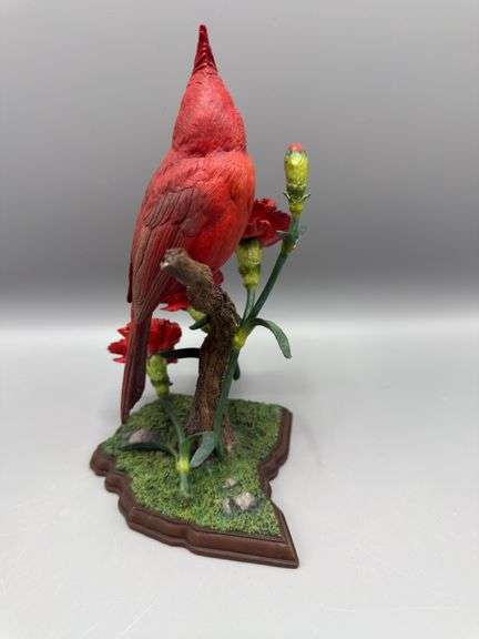THE DANBURY MINT AND ANDREA BY SADEK CARDINAL FIGURES, BELL, COASTERS AND SNOWGLOBE
